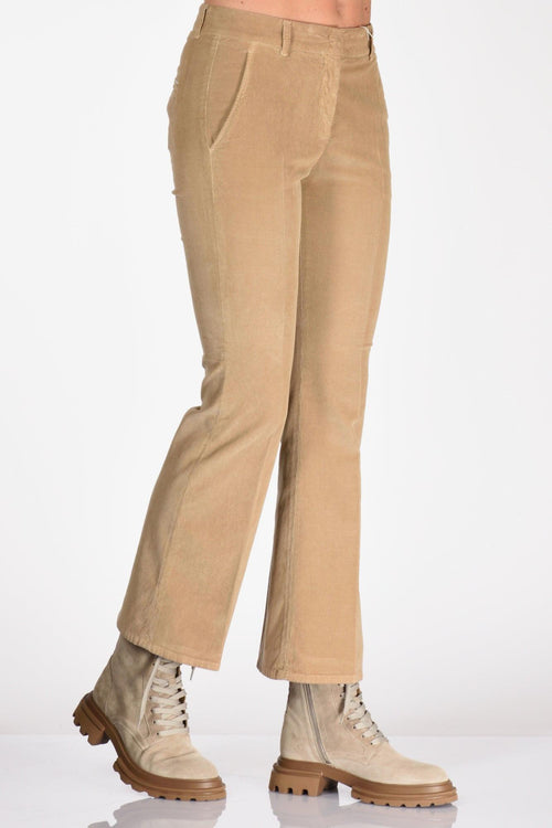 Slowear Pantalone Aylen Beige Donna