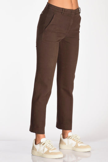 Slowear Pantalone Leyre Marrone Donna - 4