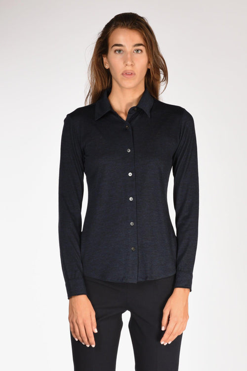 Slowear Camicia Di Maglia Blu Donna - 2