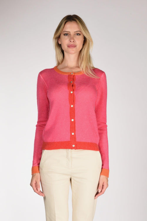 Maglia Stampata Fucsia/arancio Donna - 2