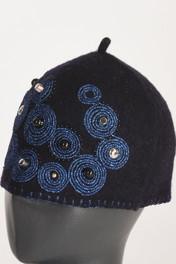 Cappello Decorato Blu/bluette Donna - 3