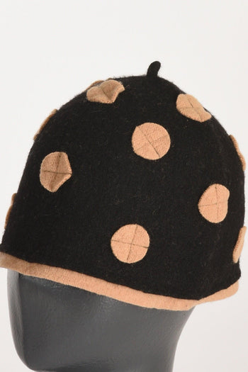 Cappello Decorato Nero/beige Donna - 3