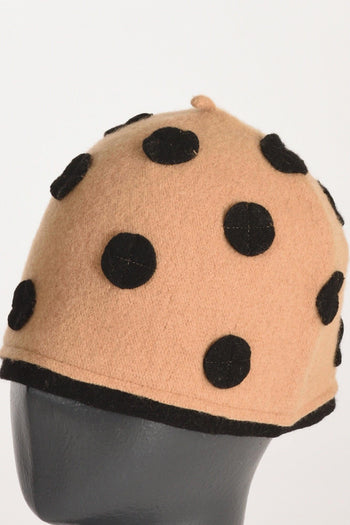 Cappello Decorato Beige/nero Donna - 3