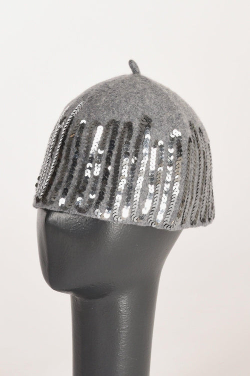 Cappello Decorato Grigio/argento Donna - 2