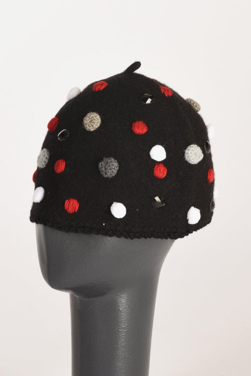 Cappello Decorato Nero/multicolor Donna - 2