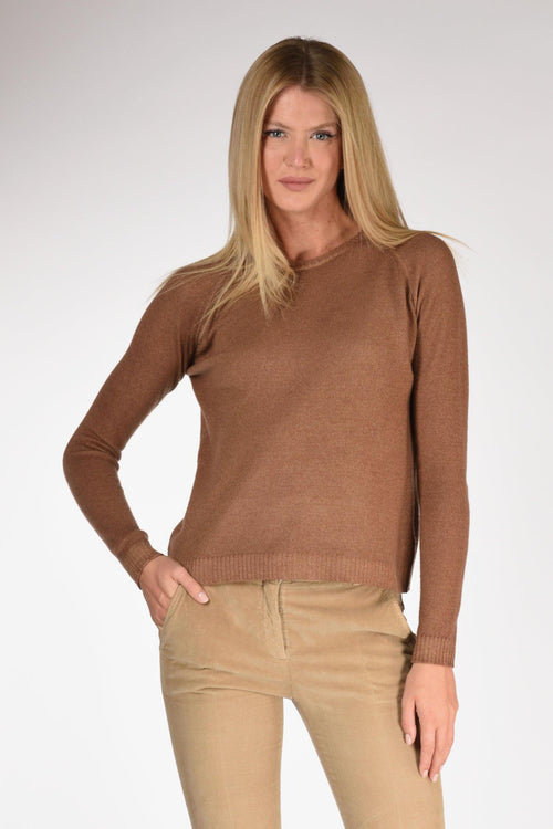 Girocollo Beige Scuro Donna