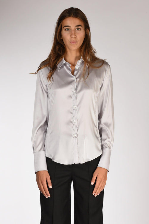 Camicia Grigio Chiaro Donna - 2