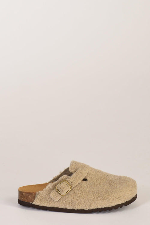 Ciabatta Fae Beige Donna