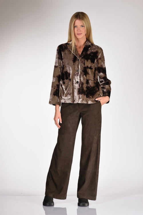 Pantalone Andrea Marrone Donna - 2