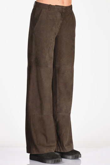 Pantalone Andrea Marrone Donna - 3