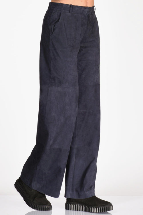 Pantalone Andrea Blu Donna