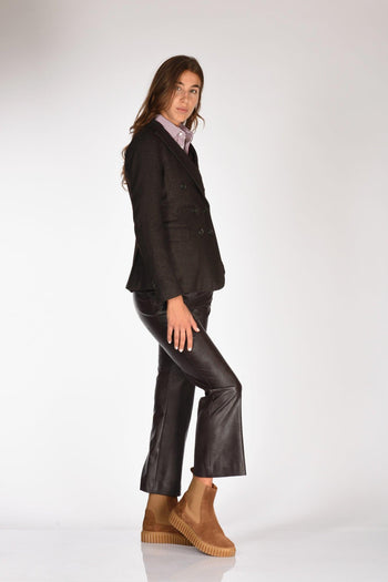 Blazer Lauren Marrone Donna - 4