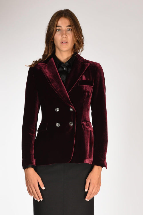 Blazer Lauren Bordeaux Donna - 2