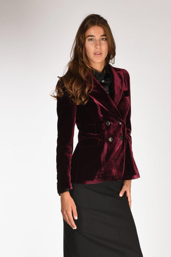 Blazer Lauren Bordeaux Donna - 3