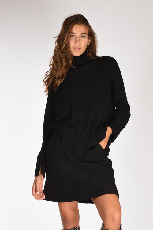 Maglia Lupetto Nero Donna