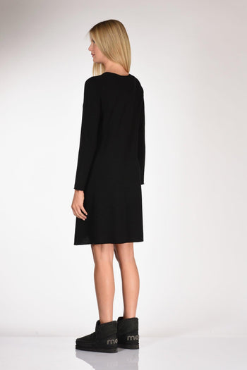 Abito In Maglia Nero Donna - 5