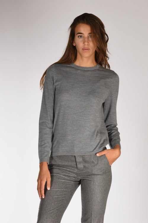 Maglia Girocollo Grigio Donna