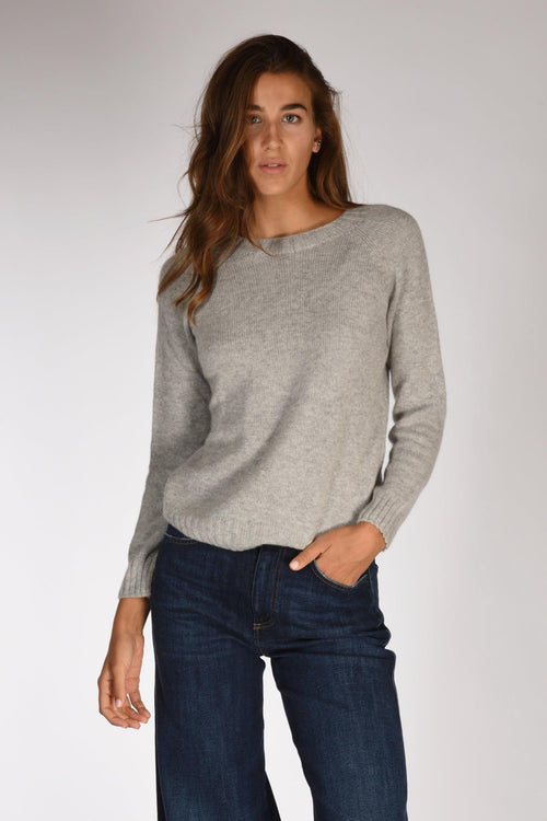 Maglia Girocollo Grigio Donna