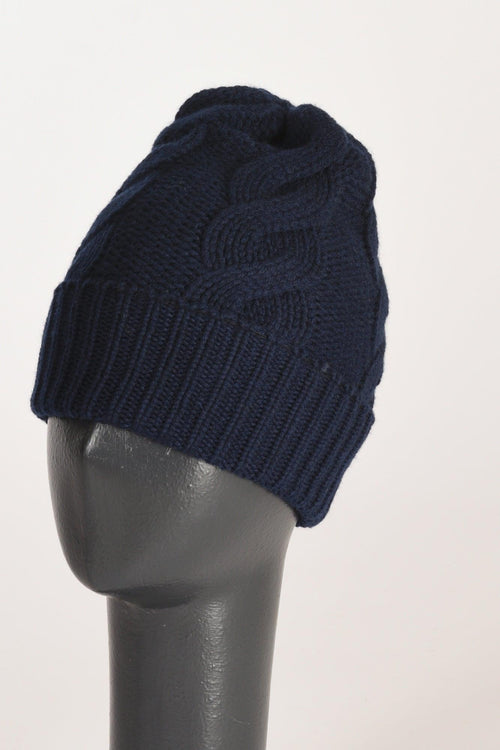 Cappello Treccia Blu Donna - 2