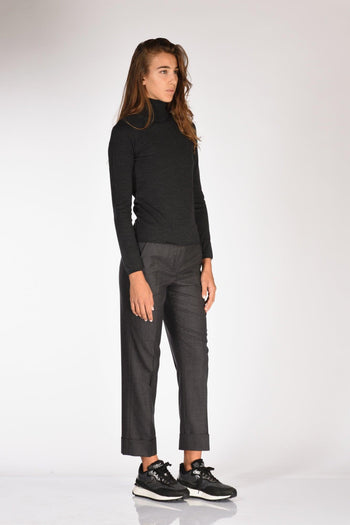 Slowear Collo Alto Slim Grigio Scuro Donna - 4