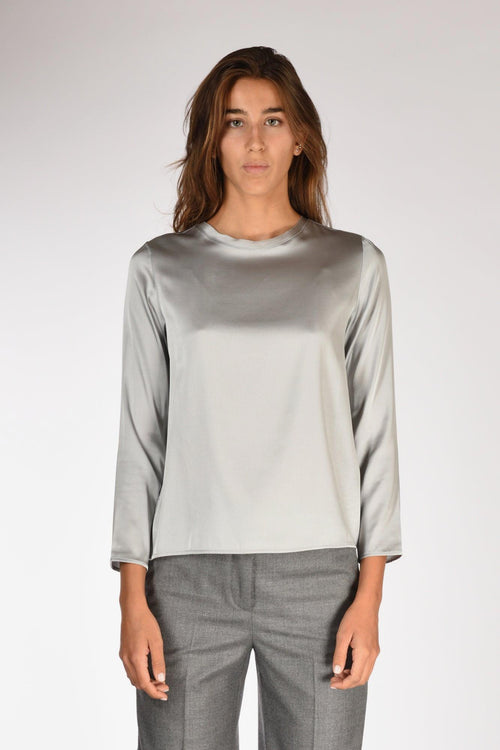 Maglia Seta Grigio Donna - 2