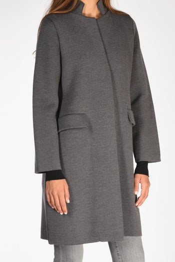 Cappotto Maglia Grigio Donna - 4