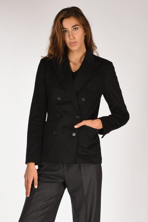 Blazer Doppiop. Nero Donna