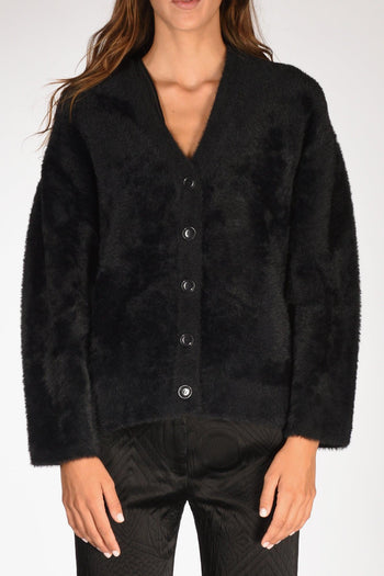 Cardigan Ecofur Nero Donna - 3