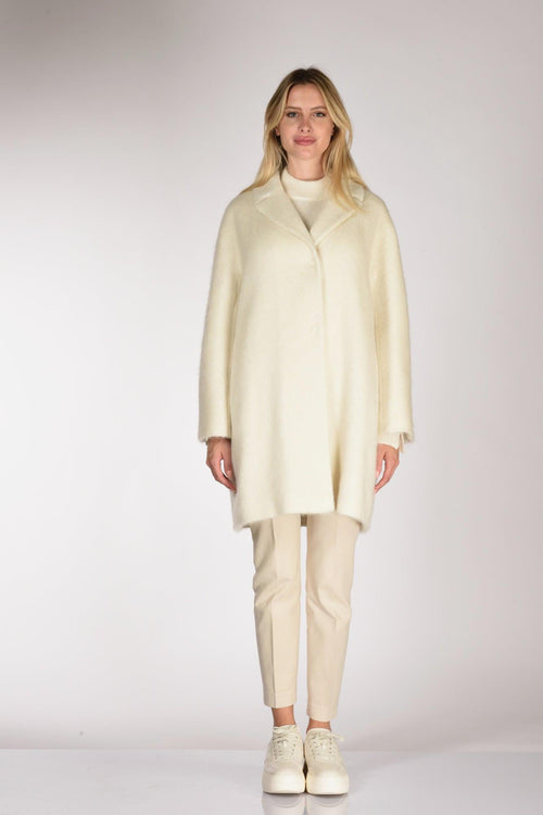 Cappotto Colletto Bianco Naturale Donna - 2