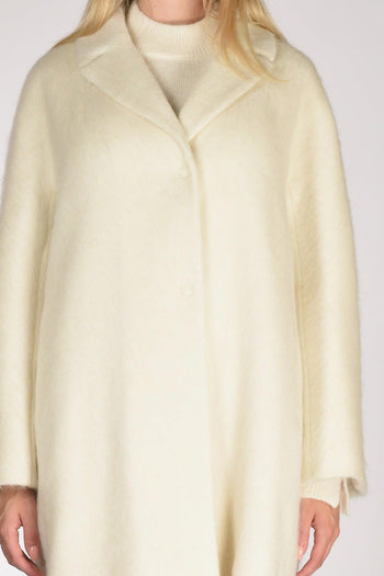 Cappotto Colletto Bianco Naturale Donna - 3