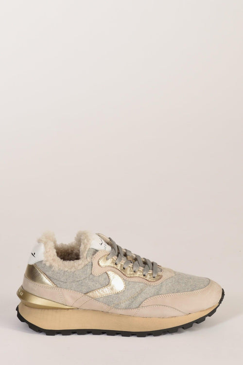 Sneakers Qwark Beige/grigio Donna