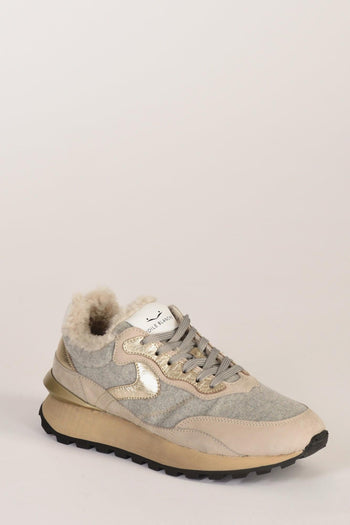 Sneakers Qwark Beige/grigio Donna - 3