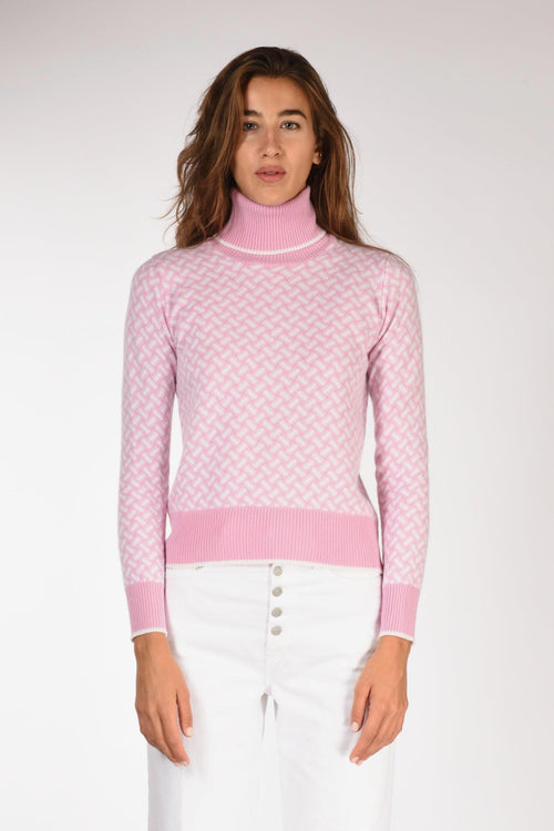 Maglia Biscottino Rosa/bianco Donna - 2