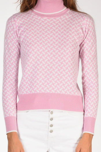 Maglia Biscottino Rosa/bianco Donna - 3