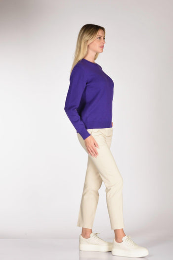Saint Barth Maglia Sorb Viola Donna - 4