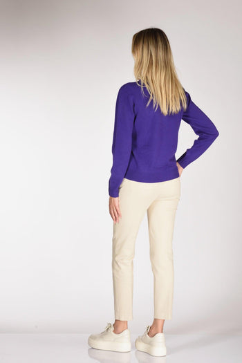 Saint Barth Maglia Sorb Viola Donna - 5