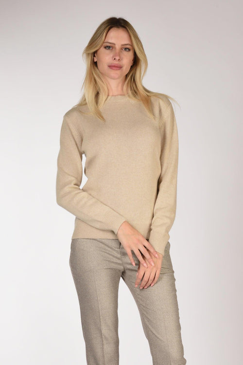 Saint Barth Maglia Sorb Beige Donna