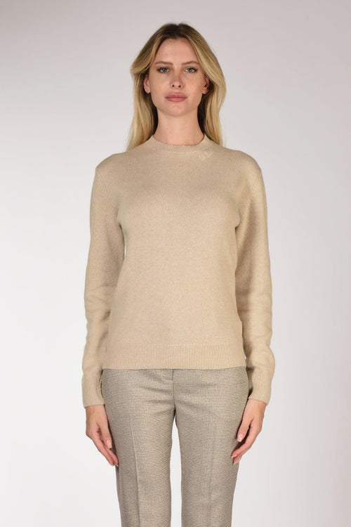 Saint Barth Maglia Sorb Beige Donna - 2