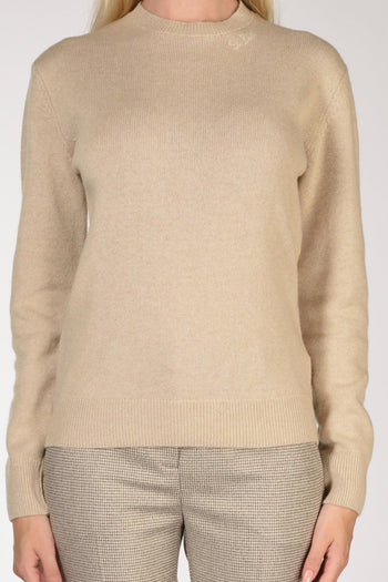 Saint Barth Maglia Sorb Beige Donna - 3