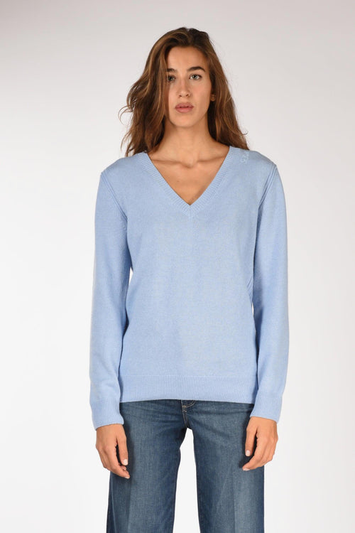 Saint Barth Maglia Pigalle Azzurro Chiaro Donna - 2