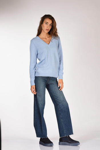 Saint Barth Maglia Pigalle Azzurro Chiaro Donna - 3