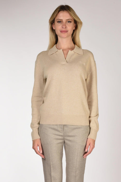 Saint Barth Maglia Eze Beige Donna - 2