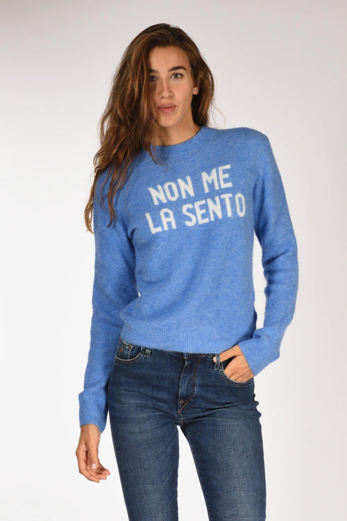 Saint Barth Maglia New Que Azzurro Scuro Donna