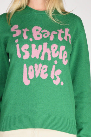 Saint Barth Maglia New Verde Donna - 3