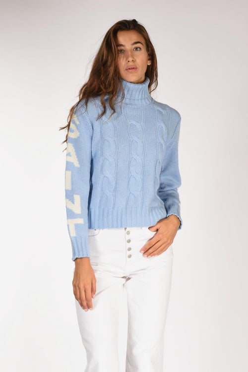 Saint Barth Maglia Adler Azzurro Donna