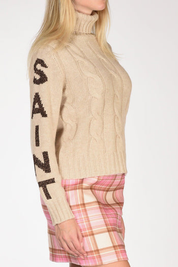 Saint Barth Maglia Adler Beige Donna - 3