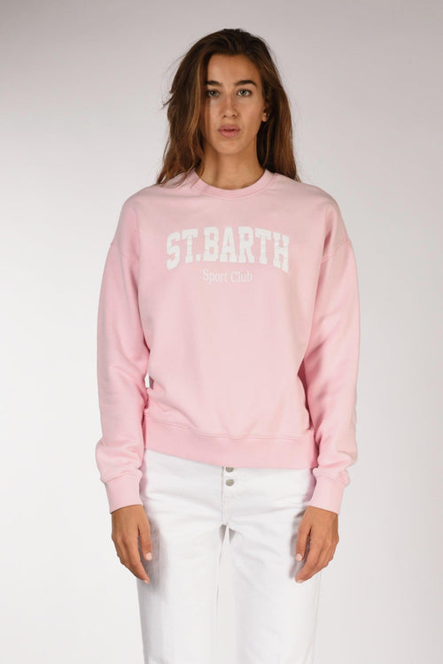 Saint Barth Felpa Stardust W Rosa Donna - 2