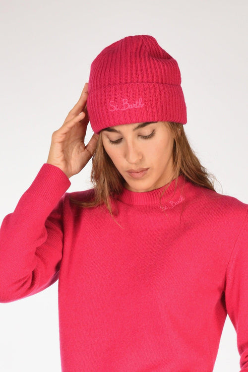 Saint Barth Cappello Moss Fucsia Donna