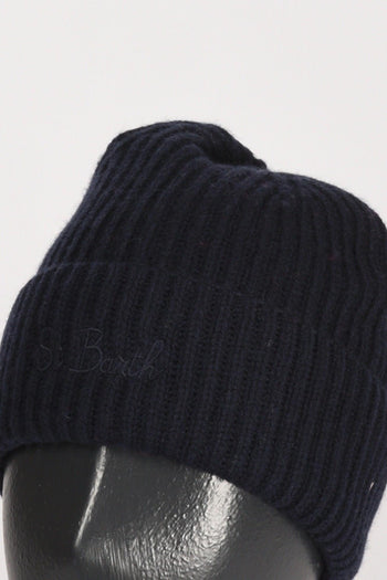 Saint Barth Cappello Moss Blu Donna - 3