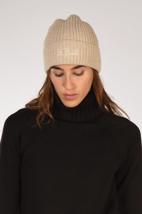 Saint Barth Cappello Moss Beige Donna